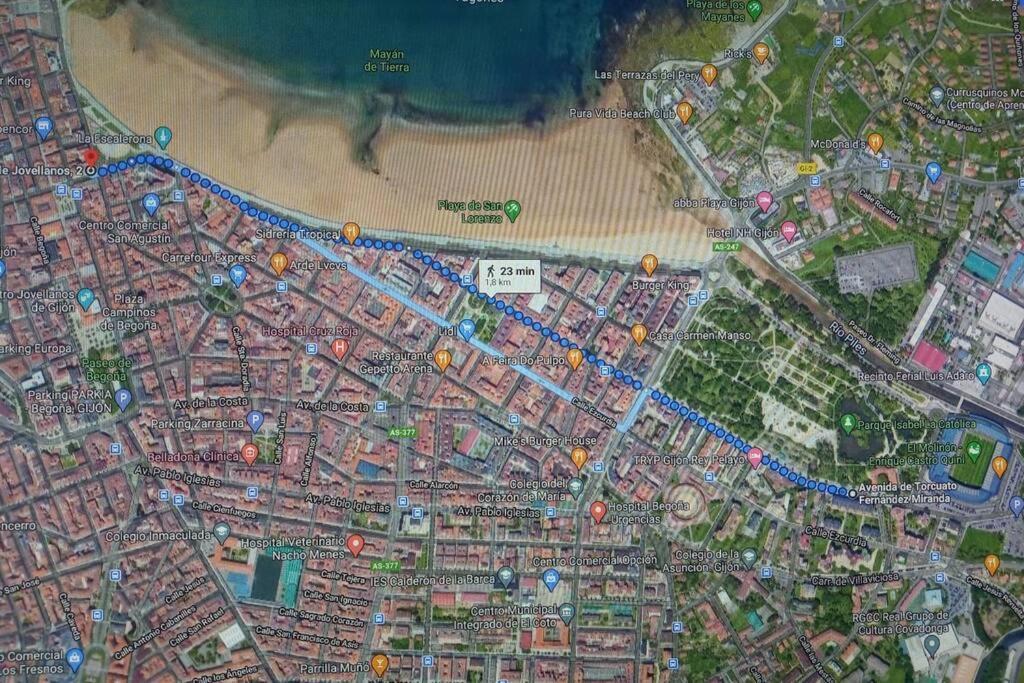 Alojamiento en Gijon perfecto para conocer Asturias Exterior foto